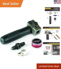 All-in-One 1/4-Inch Double Flaring Tool with Removable Handle for Convenience