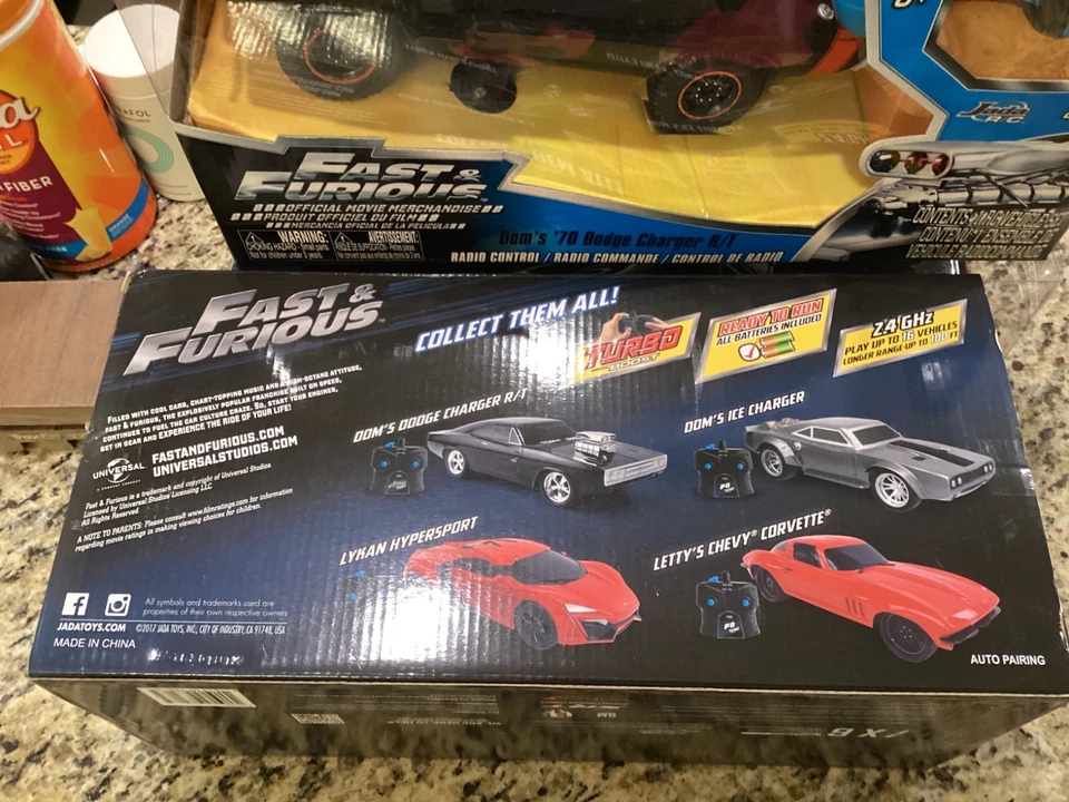 Jada R/C FAST & FURIOUS LYKAN HYPERSPORT - UNOPENED - Image 4 of 4