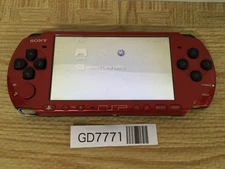 GD7771 Plz Read Item Condi PSP-3000 RED & BLACK SONY PSP Console Japan