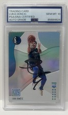 2018 Luka Doncic Rookie Panini Status Auto Los Angeles Lakers PSA/DNA Gem Mt 10