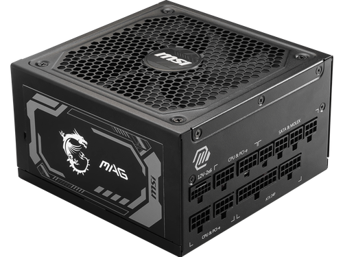 MSI - MAG A1000GL PCIE 5, 80 GOLD Fully Modular Gaming PSU, 12V-2×6 Cable, ATX 3 - Picture 7 of 12