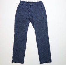 Under Armour Mens Size 32x32 Chambray Knit Golfing Golf Chino Pants Blue