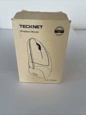TeckNet Ergonomic Vertical Wireless Mouse TK-MS007 USB Receiver Black