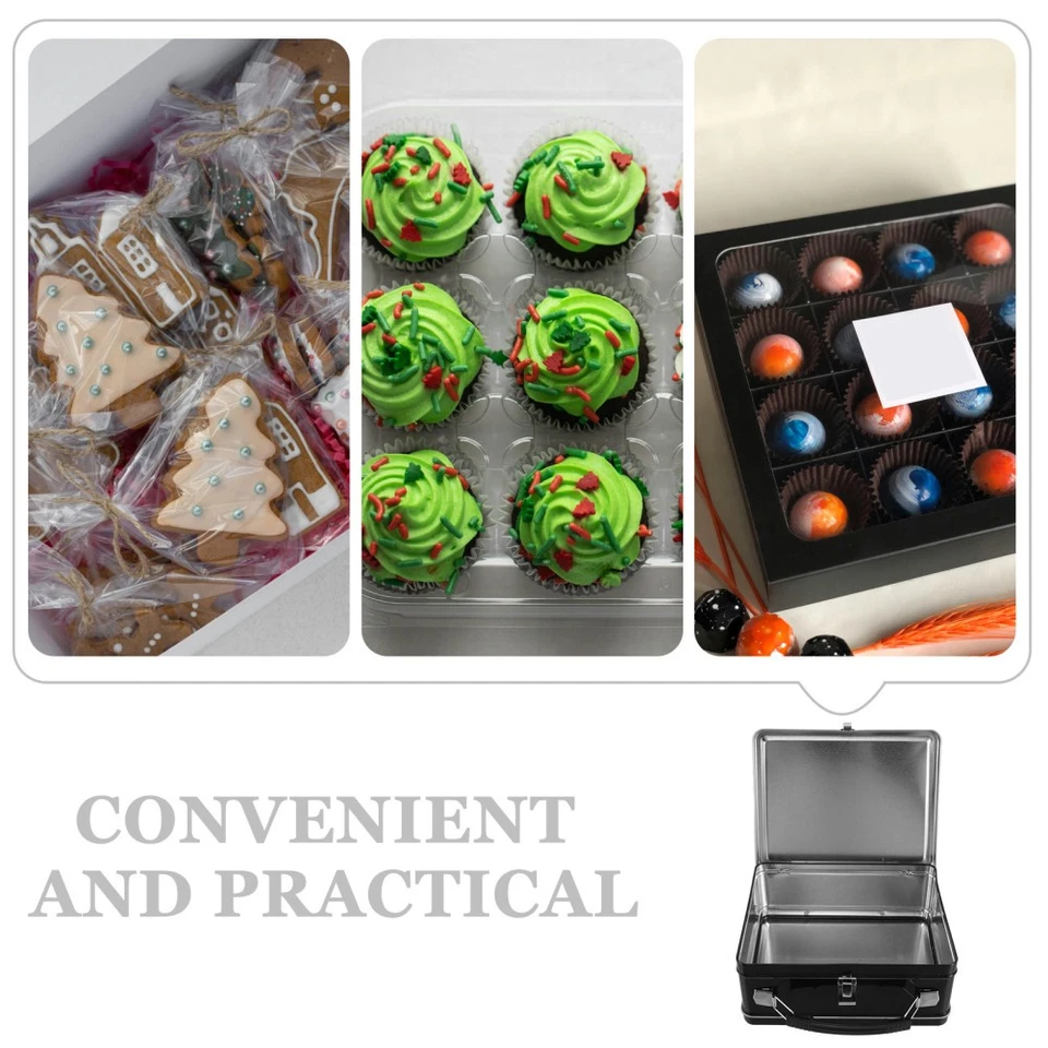  Tin Metal Keepsake Box: Small Storage Box With Hinged Lid - Vintage Decorative - Image 3 of 4