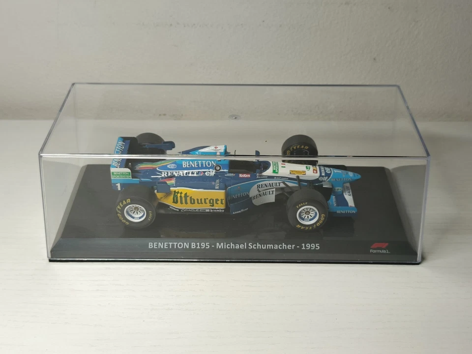1:24 Benetton B195 - Michael Schumacher 1995 + Magazine - Immagine 3 di 4