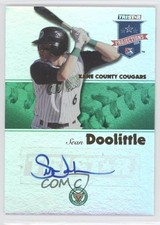 2008 TRISTAR PROjections Green Reflectives 49/50 Sean Doolittle #78 Auto 0o9
