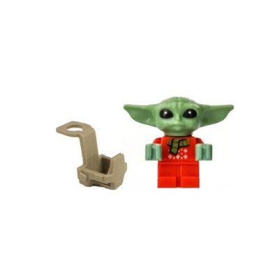 LEGO Minifigure - Star Wars - GROGU (The Child)(Christmas Sweater) w/ Backpack