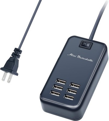 USB Charger Station, 6 Port Desktop Charging Station for Multiple Devices,