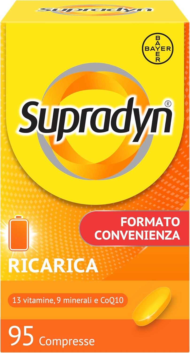 Ricarica Energetica Integratore Multivitaminico per Sportivi e Adulti