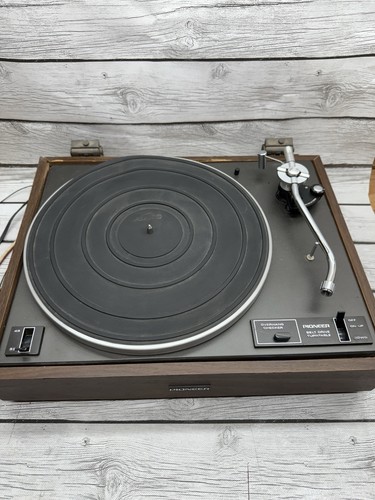 Vintage Pioneer PL-12D Belt Drive Stereo Turntable - Power Tested & Spins No Lid