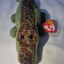 Ty Beanie Babies Alli Alligator Plush Retired Vintage 1997 Ages 3-5 Years