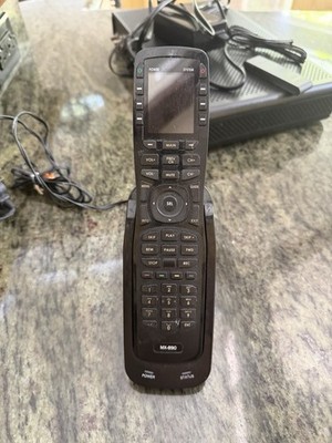 Universal Remote Control MX-890 Wireless Remote Black w/ Dock & Power Adapter