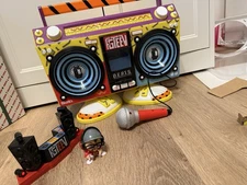 FGTeeV Mr. Beats Season 4 Radio Boom Box Set Tested Figures DJ Booth Included