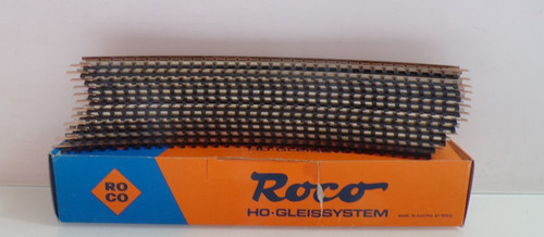 Roco Spur H0 04436 S  gebogenes Gleis 12 stück siehe Foto in OVP PK6817 | Zustand: Gebraucht
