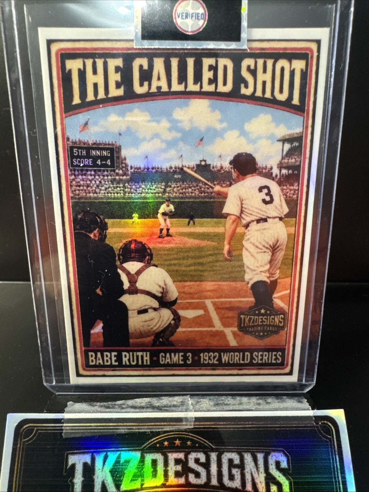 2026 Tkzdesigns The Called Shot New York Yankees & MLB Legend Babe Ruth CS1