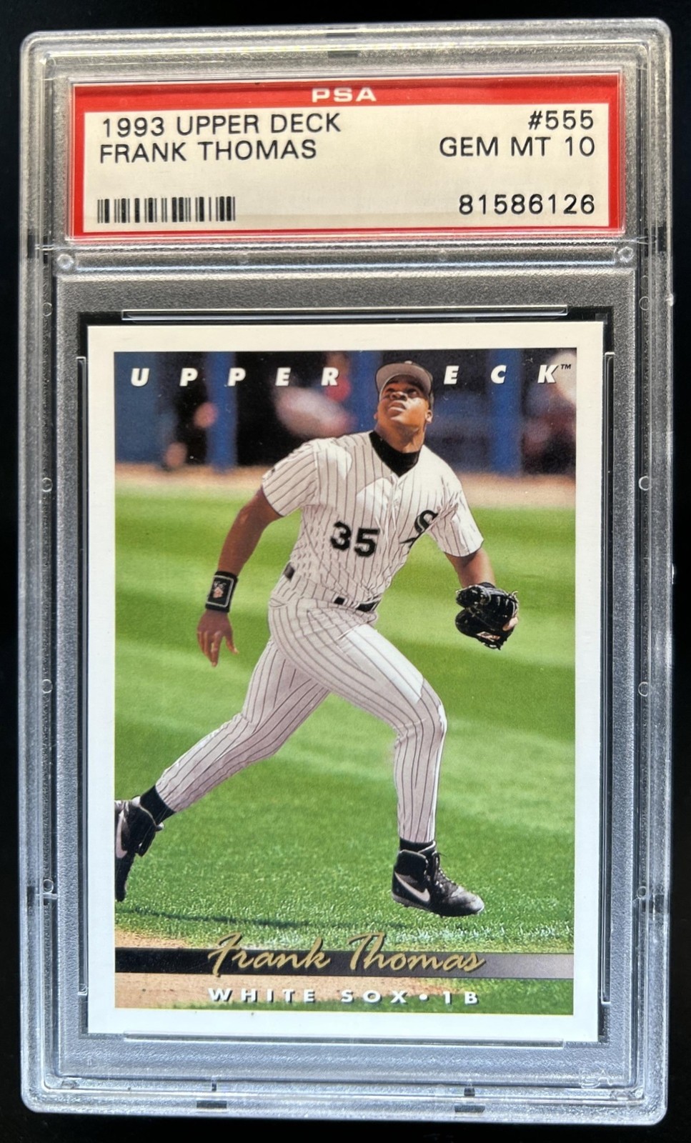 1993 Upper Deck Frank Thomas #555 White Sox PSA 10 GEM MINT