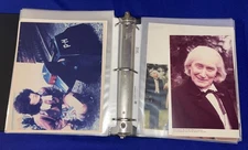 GIANT LOT/Binder of 200+ vintage Doctor Who/Dr BBC PHOTOS/PICTURES 8x10 3x5 8+lb