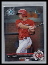2017 Bowman #BCP1 Nick Senzel 1st Chrome Prospect RC Cincinnati Reds
