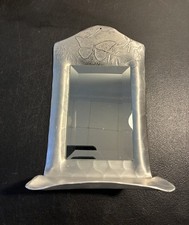 Vintage Wendell August Forge Wall Mirror Shelf Butterflies