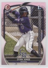 2023 Bowman Prospects Pink 146/175 Dyan Jorge #BP-22 5aj