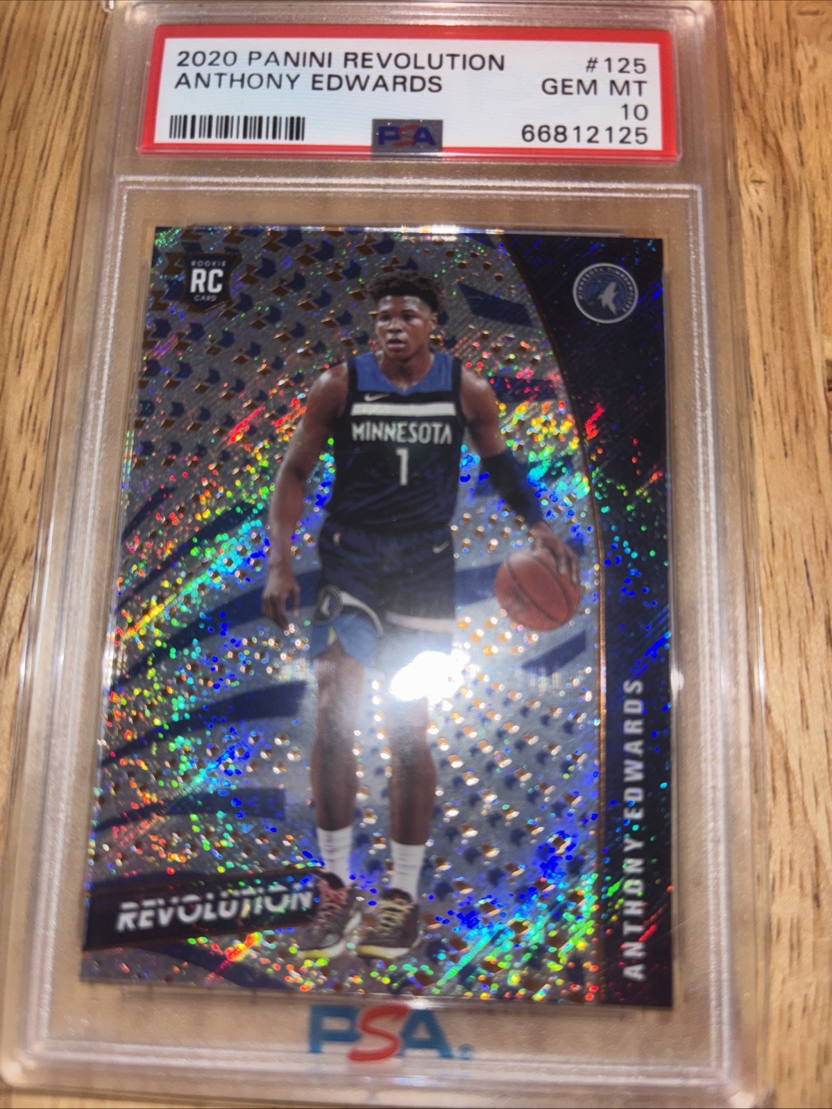 2020 Panini Revolution - Anthony Edwards #125 PSA 10 🔥🔥🔥￼ Awesome GEM MiNT 10