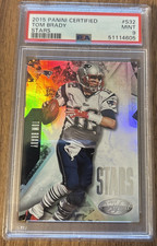 Tom Brady 2015 Certified Stars #S32 PSA 9
