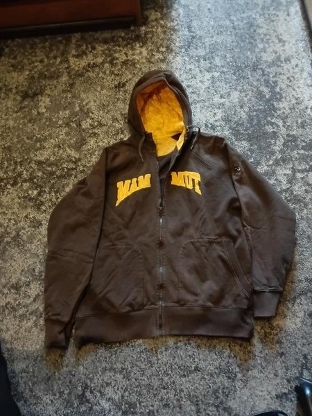 Men Mammut Sweater Yellow Wool XXL