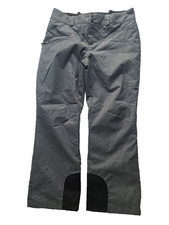 Women's Obermeyer Malta Insulated Snow Pants Charcoal Gray Size 12 Short 36x31 