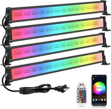 MEIKEE 42W Wall Washer Lights, RGBCW Smart APP Waterproof 4pack,