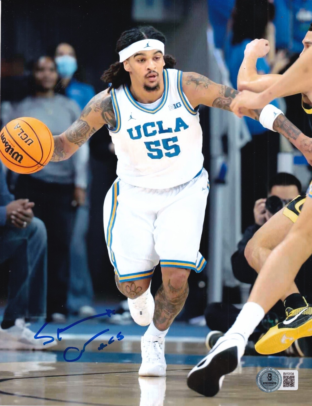 SKYY CLARK signed (UCLA BRUINS) Basketball 8X10 photo BECKETT BAS BV13134 