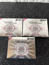 Srixon Q-Star Ultispeed Trackline Golf Balls Pure White 3 Dozen Golf Balls NEW