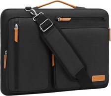 360 Protective Laptop Shoulder Bag for 15-15.6 inch Computer Bags, Black