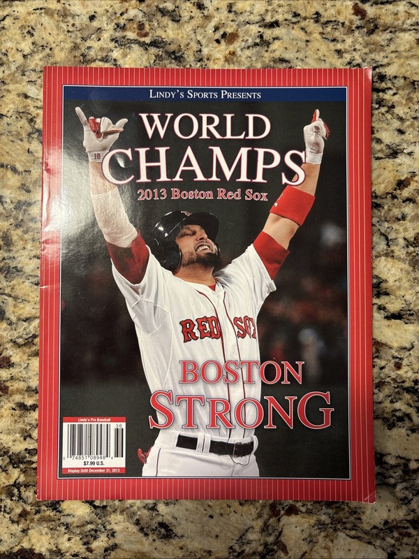 Lindys Boston Strong 2013 World Series Champions Commemorative Red Sox No Label