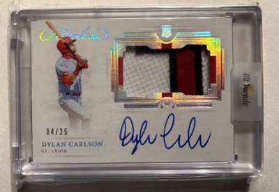 2021 Panini Flawless - Rookie Patch Autographs Horizontal Dylan Carlson 04/25