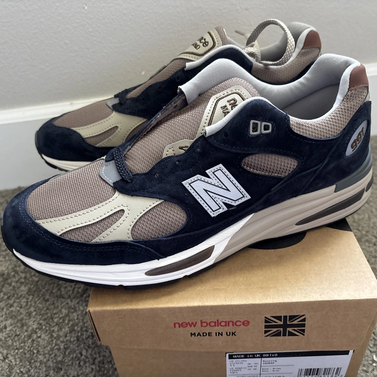 New Balance 991v2 Made in England After Midnight Sepia Tint for