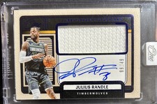 2024-25 Panini One and One Blue Jumbo Jersey JULIUS RANDLE Auto /49 #JJA-JUL
