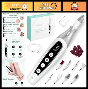 Professional Cordless Electric Nail File Set - Manicure Pedicure Kit, Toenail Gr