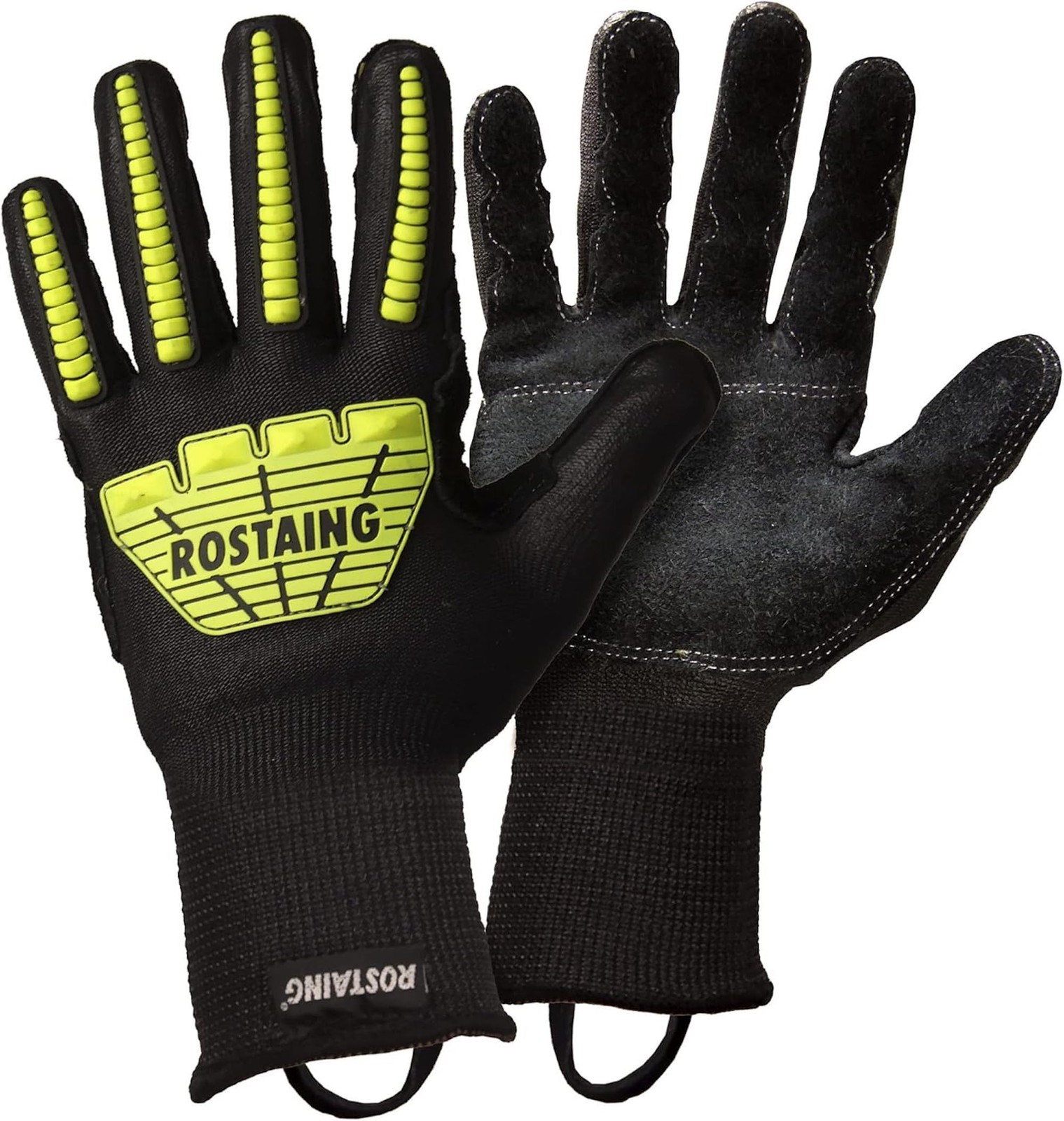 Gants de Pompier RESCUEFLUOBC Pros Pompier pour Secours Routiers en Taille 9