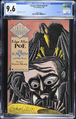 CLASSICS ILLUSTRATED #1 The Raven CGC 9.6 Edgar Allan Poe Gahan Wilson Cover Art