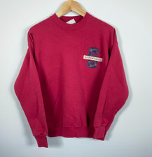 90s Stanford University Sweatshirt Adult Large Red Crewneck Embroidered College