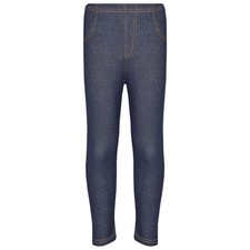 Kids Girls Stretchy Jeggings Black Denim Jeans Pants Leggings Trousers 2-13 Year