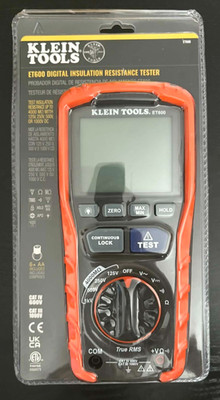 Klein Tools ET600 Insulation Resistance Tester - Orange/Black Digital 1000V 600V