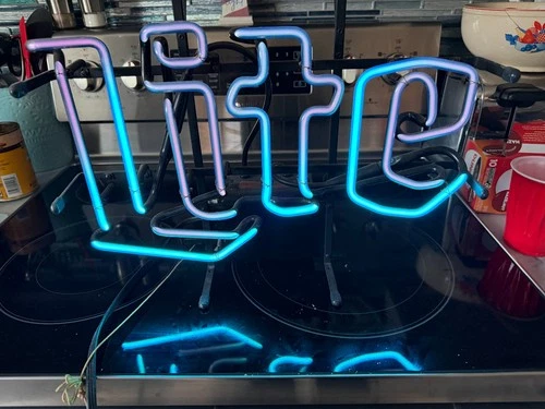 Vintage Miller Lite Neon Light Sign (True Neon)