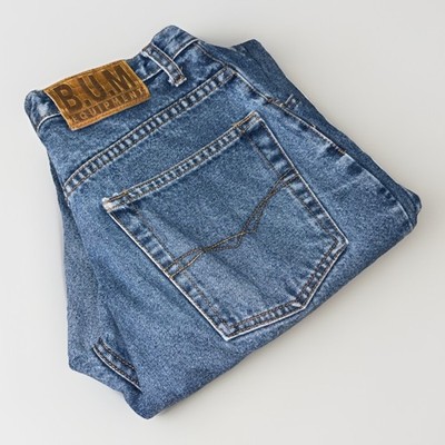 Bum Equipment Jeans Womens 13 Blue Vintage 90s High Waist  Juniors 100% Cotton