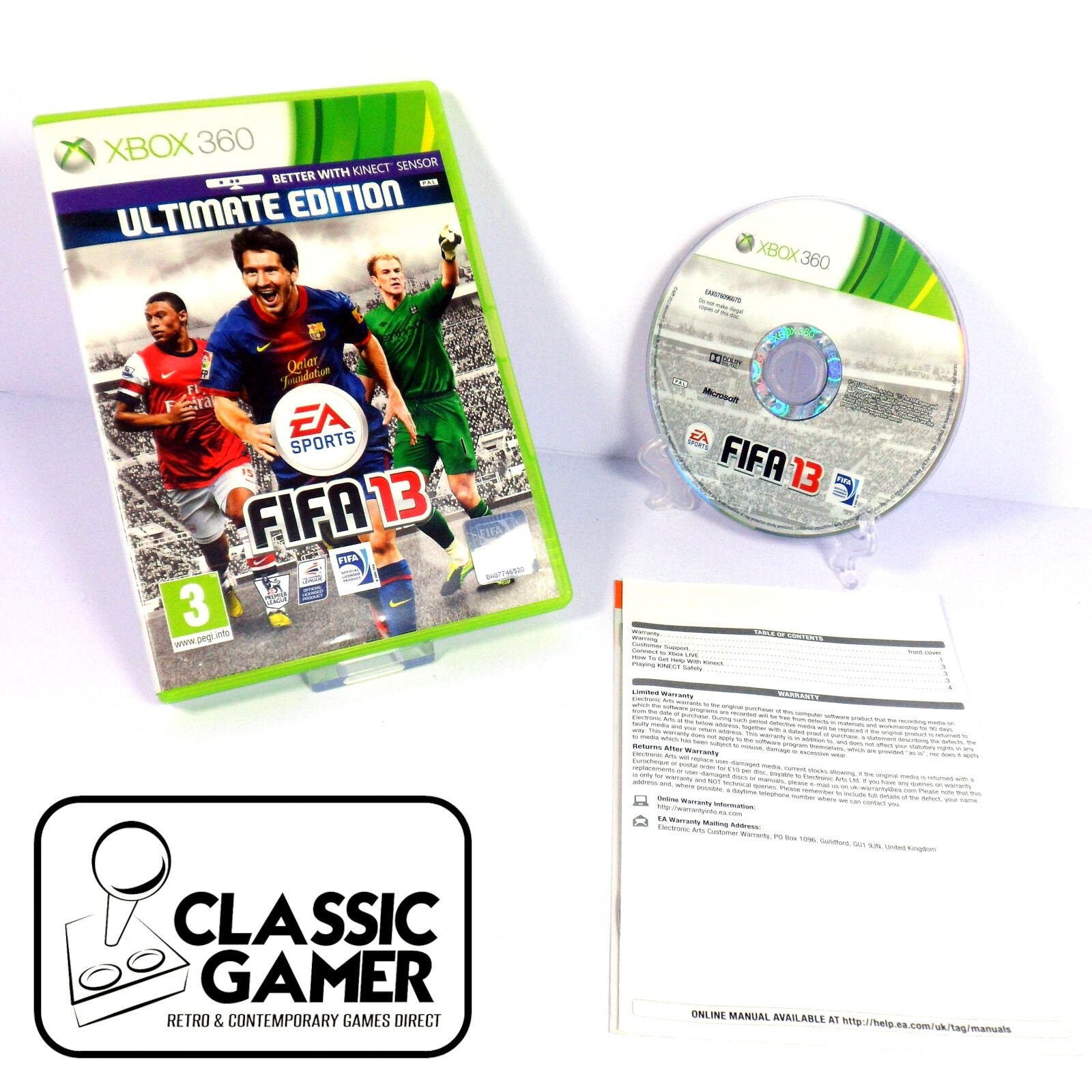 FIFA 13 Ultimate Edition (Xbox 360) *NEAR MINT*