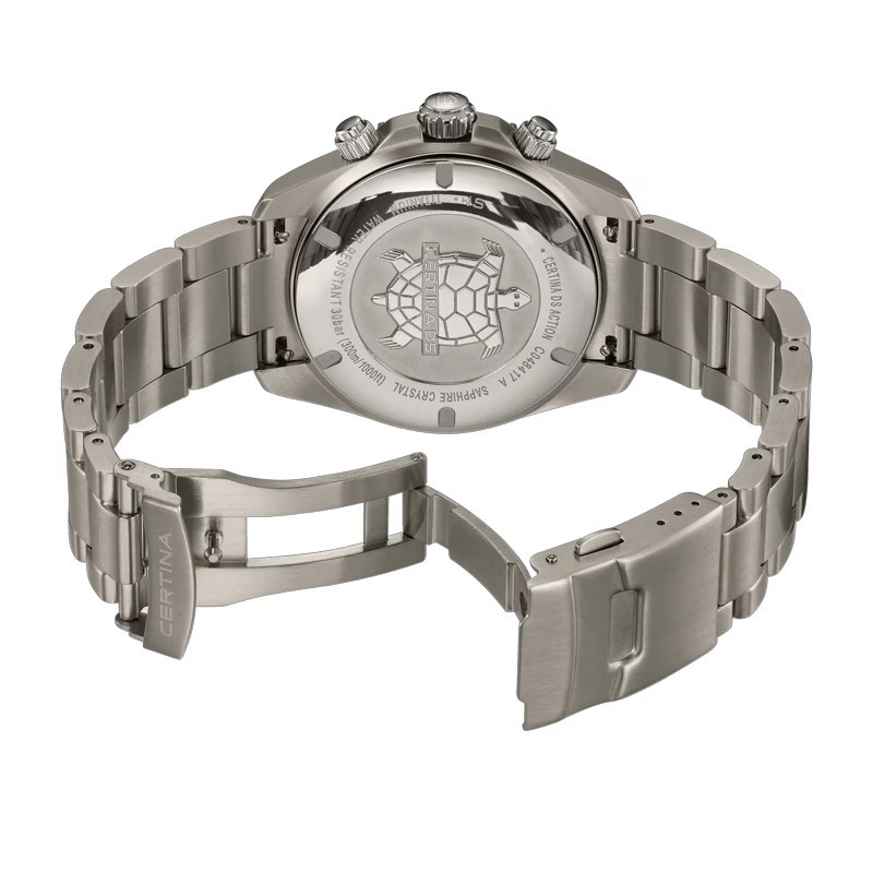 Certina DS Action Chrono 42mm Blue Dial Men's Watch C0484174404100