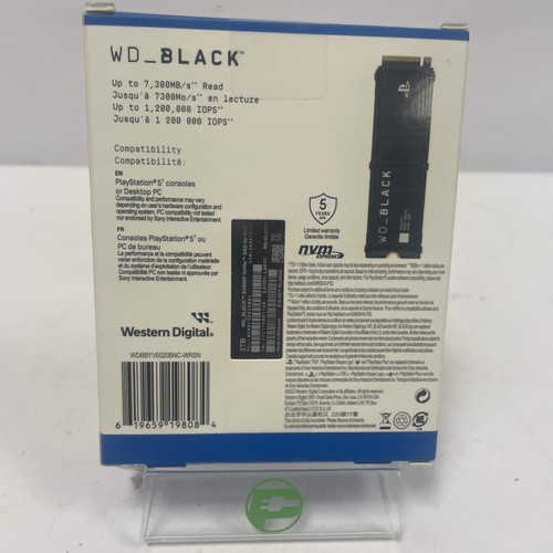New Western Digital WD 2280mm SN850P 2TB M.2 NVMe Gen 4.0 x 4 SSD For PS5 - Picture 2 of 4