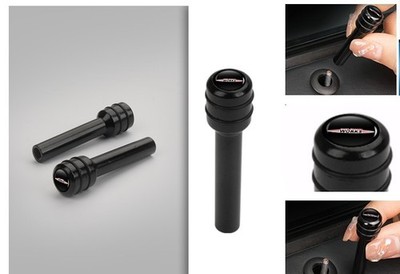 Fits Mini R53 R55 R56 F56 Black Door Lock Locking Pins X2 John Cooper Works JCW