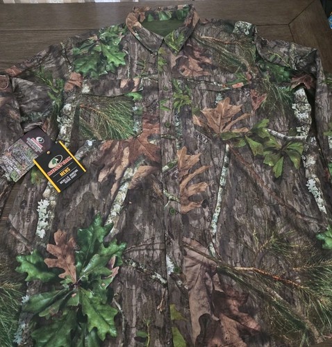 Mossy Oak Men's Long Sleeves Hunting Guide Shirt Oficial Camo Size 2XL (50-52) - Picture 9 of 22