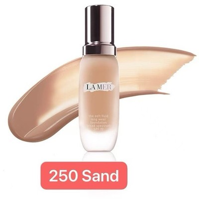 250 Sand ~ LA MER The Soft Fluid Long Wear Foundation SPF20, 1oz/30ml New Sealed
